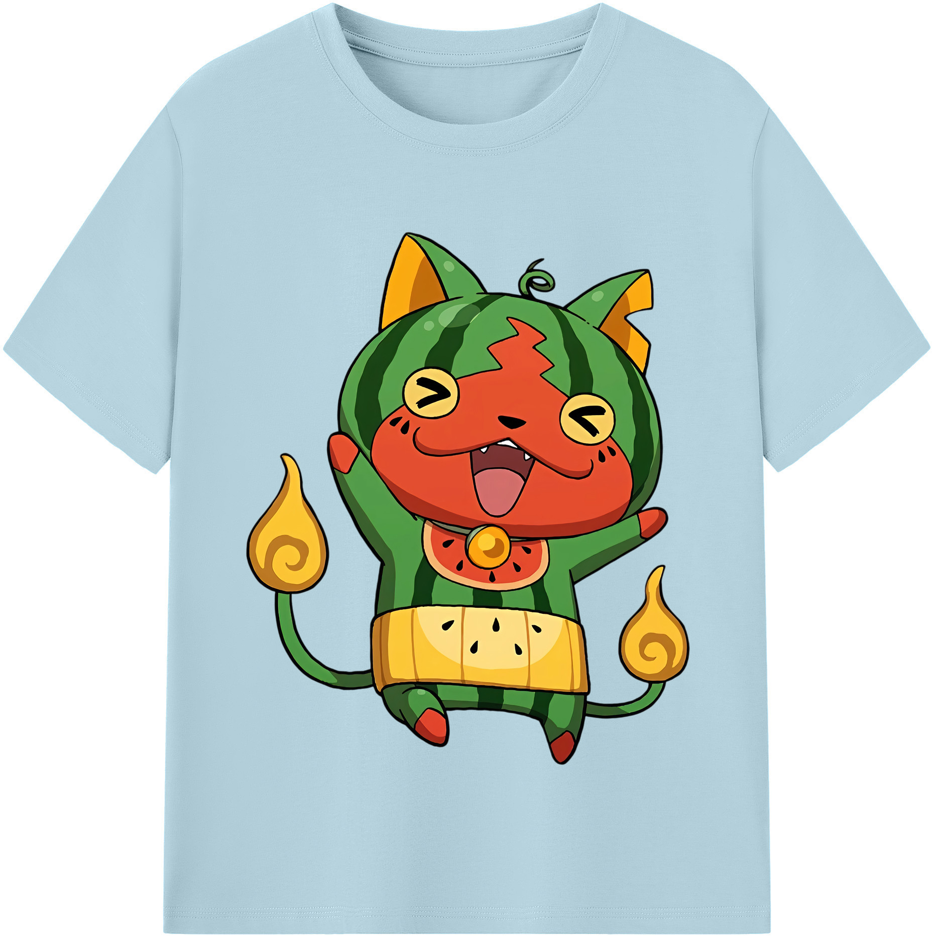 （画像用） 妖怪ウォッチ Yo-kai Watch 綿100％半袖Tシャツ（フロントプリント）